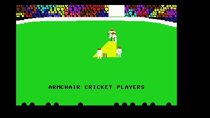 Arnie Armchair's Howzat Cricket Game